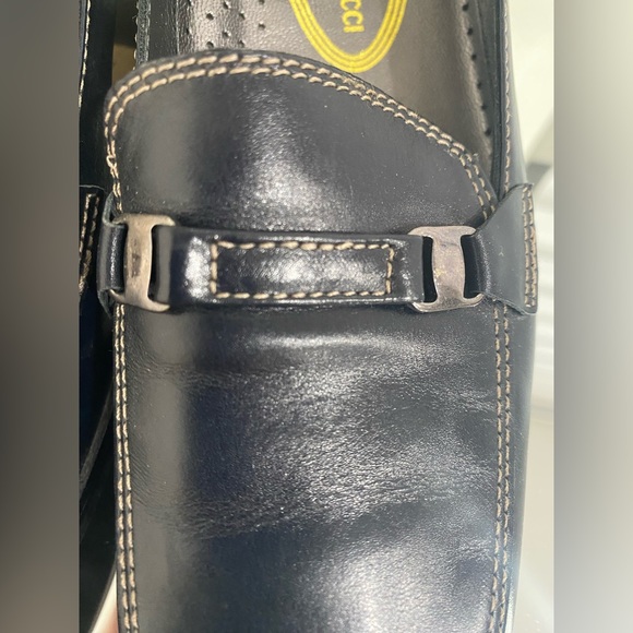 Roberto Capucci Flex Comfort Leather Loafers in Dark Charcoal/ Black size 7.5 - Picture 4 of 11